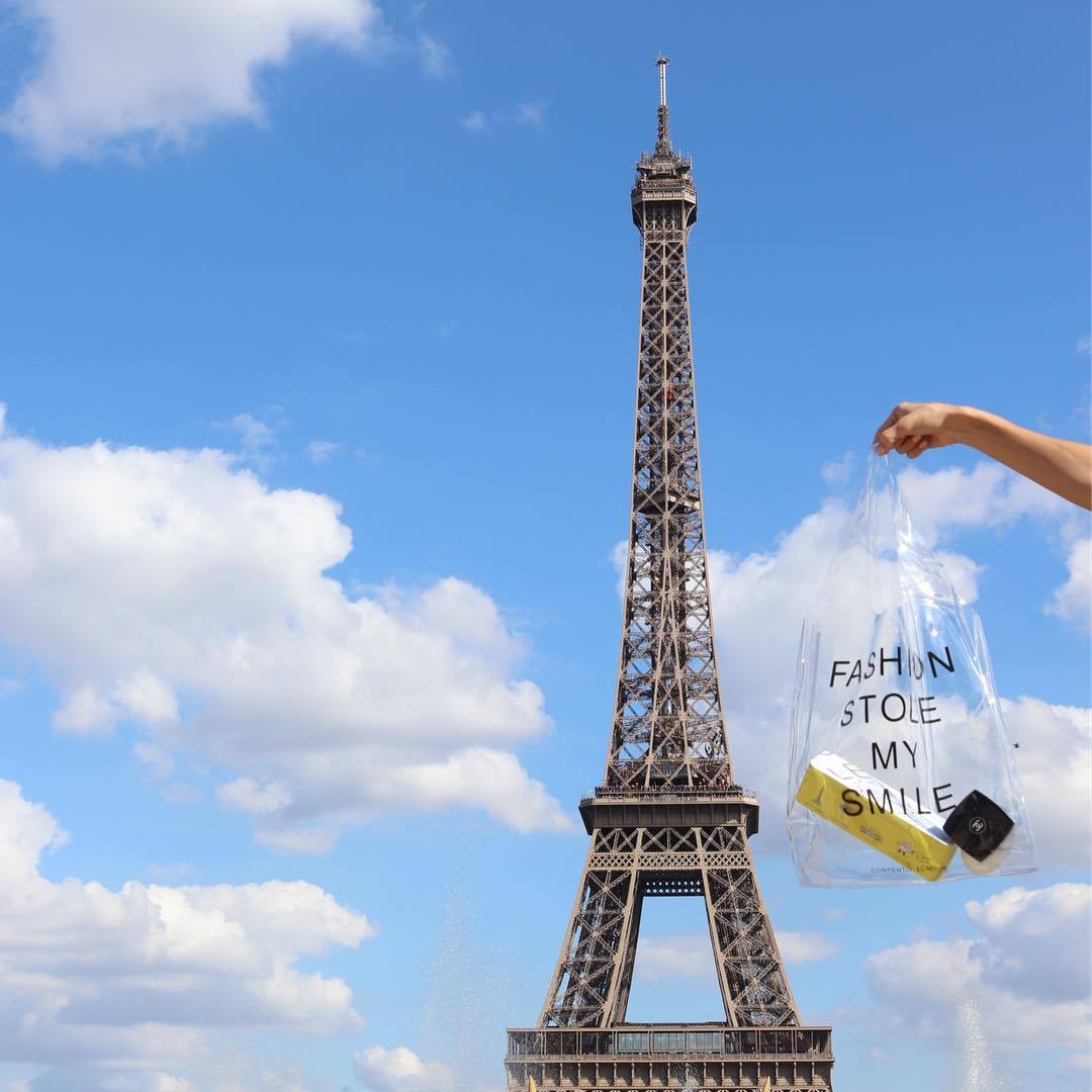 Sample Sale Transparent PVC Tote - Contento London