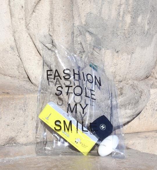 Sample Sale Transparent PVC Tote - Contento London