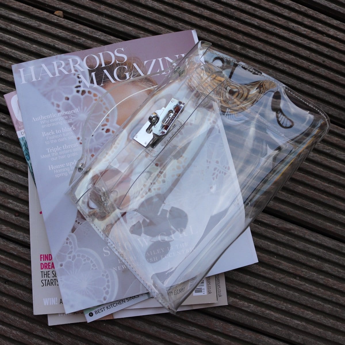 Sample Sale Leo Transparent Bag - Contento London