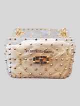 Sample Sale Stud Transparent PVC Bag - Contento London