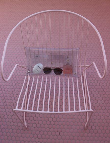 Sample Sale Libra Transparent Clutch - Contento London