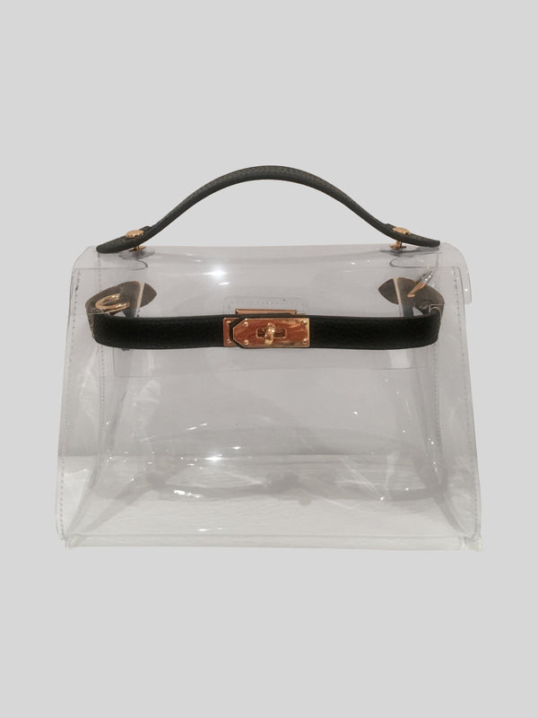 Virgo Transparent PVC Bag - Contento London