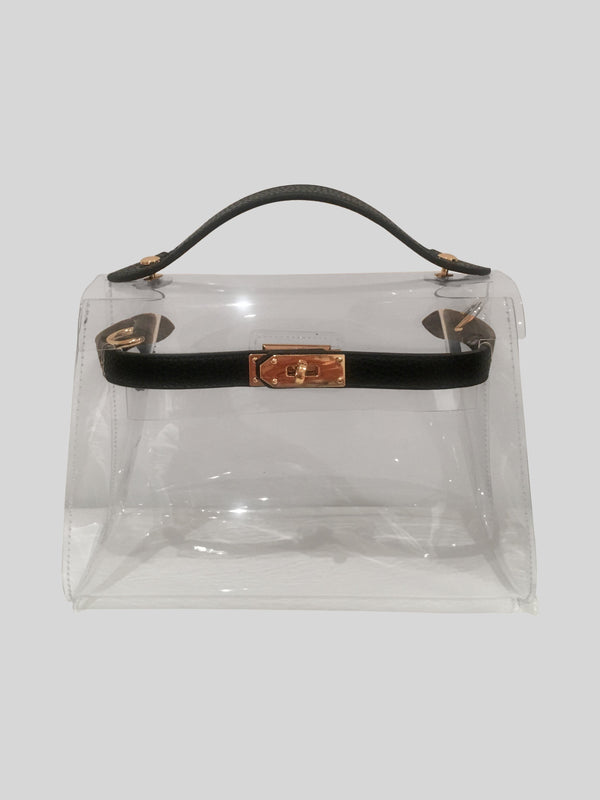 Sample Sale Virgo Transparent PVC Bag - Contento London
