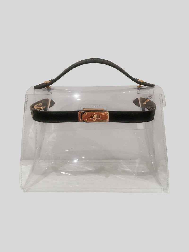 Sample Sale Virgo Transparent PVC Bag - Contento London