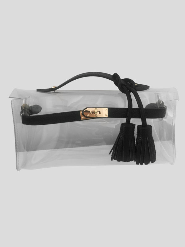 Gemini Transparent PVC Bag - Contento London