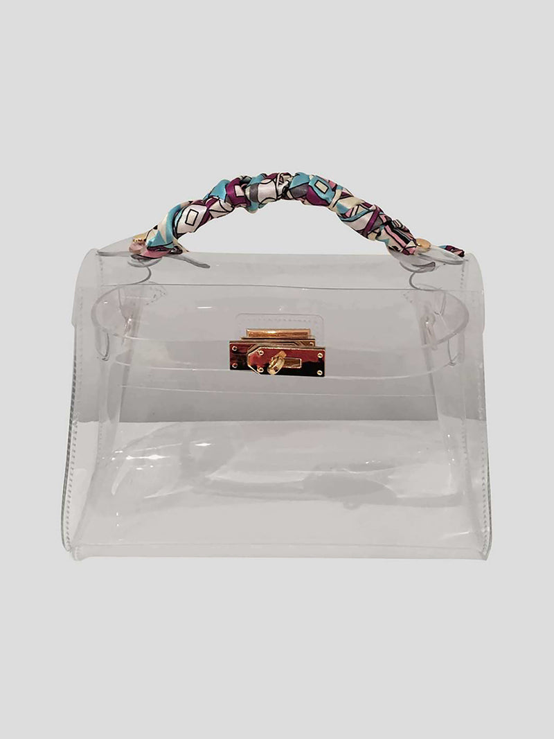 Personalise Leo Transparent Bag - Contento London